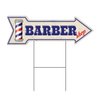 Signmission Barber Shop 2 Arrow Yard Sign Funny Home Decor 36in Wide C-ARROW12-DS-999956
